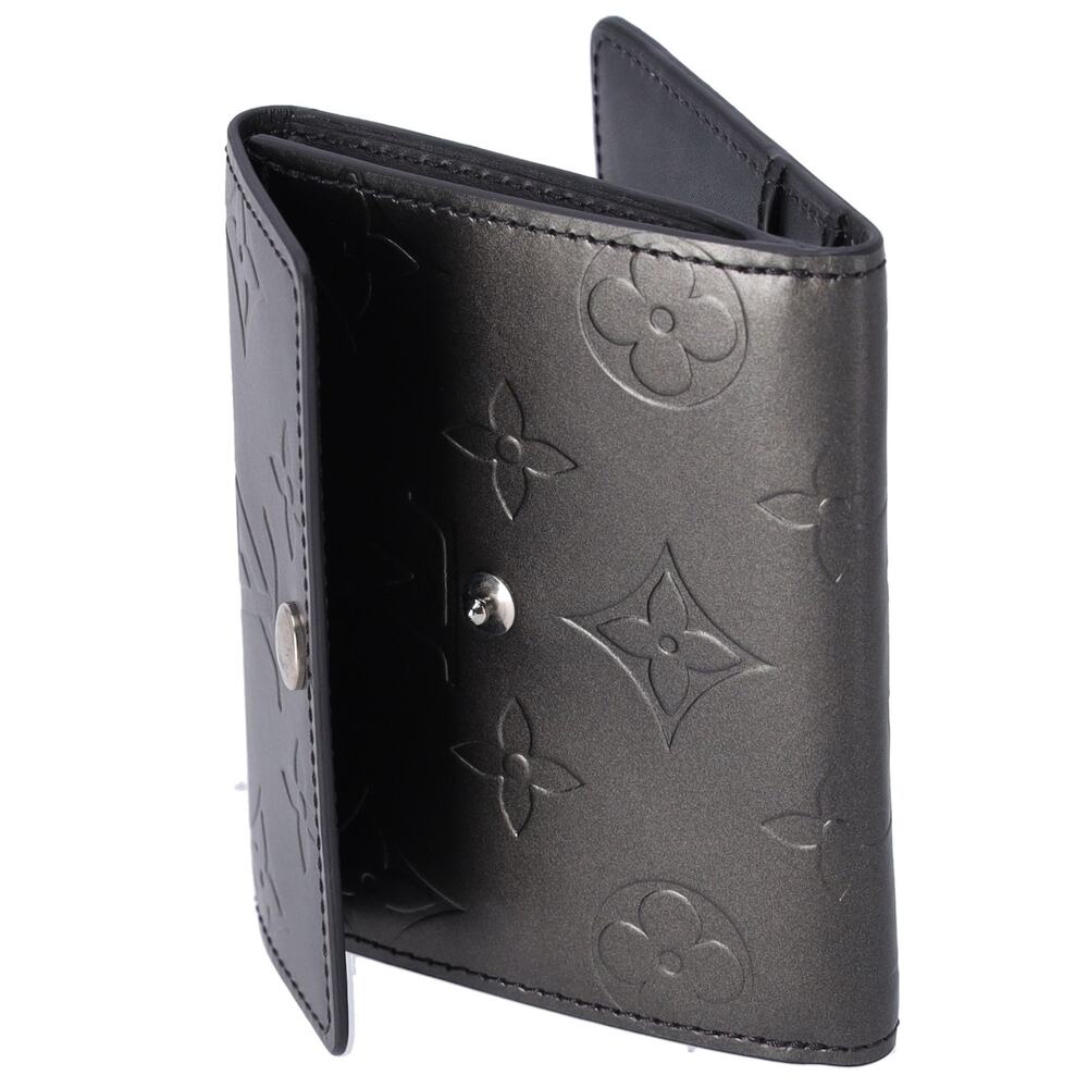 Louis Vuitton Ludlow Monogram MatCoin Case M65122 Noir Calfskin - Picture 6 of 7